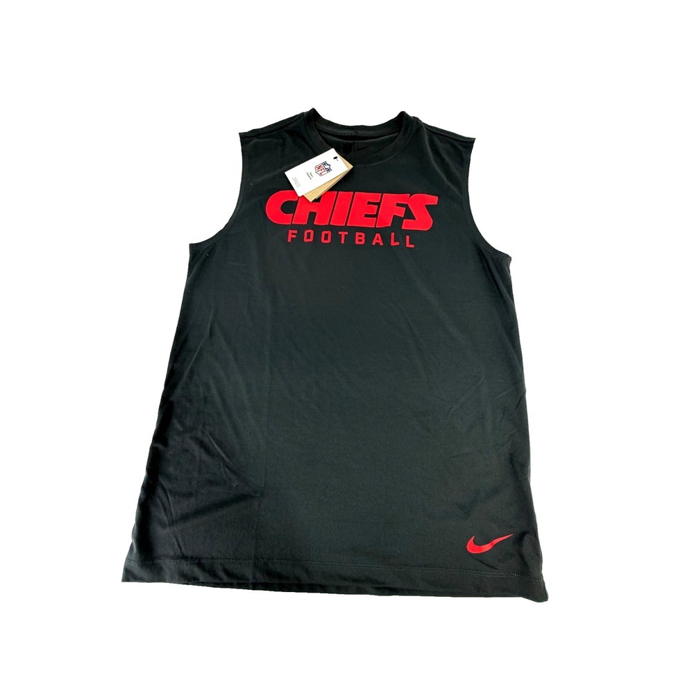 Nike Kansas City Chiefs Mens Anthracite Legend Muscle‎ Tank Top Size Small S NWT
